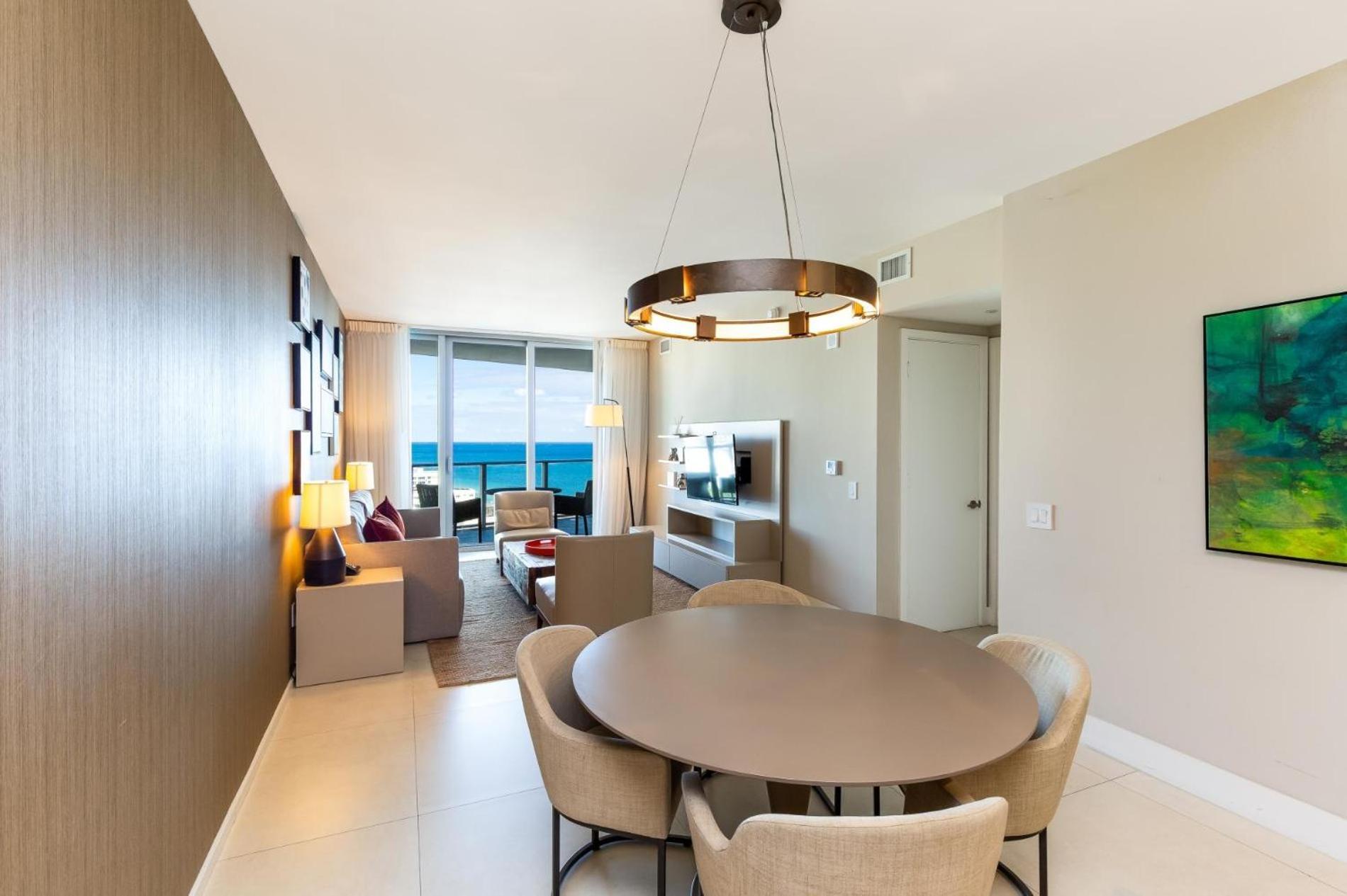 Ocean View 1 Bed On The Beach 19Th Floor Hollywood Hallandale Beach Kültér fotó