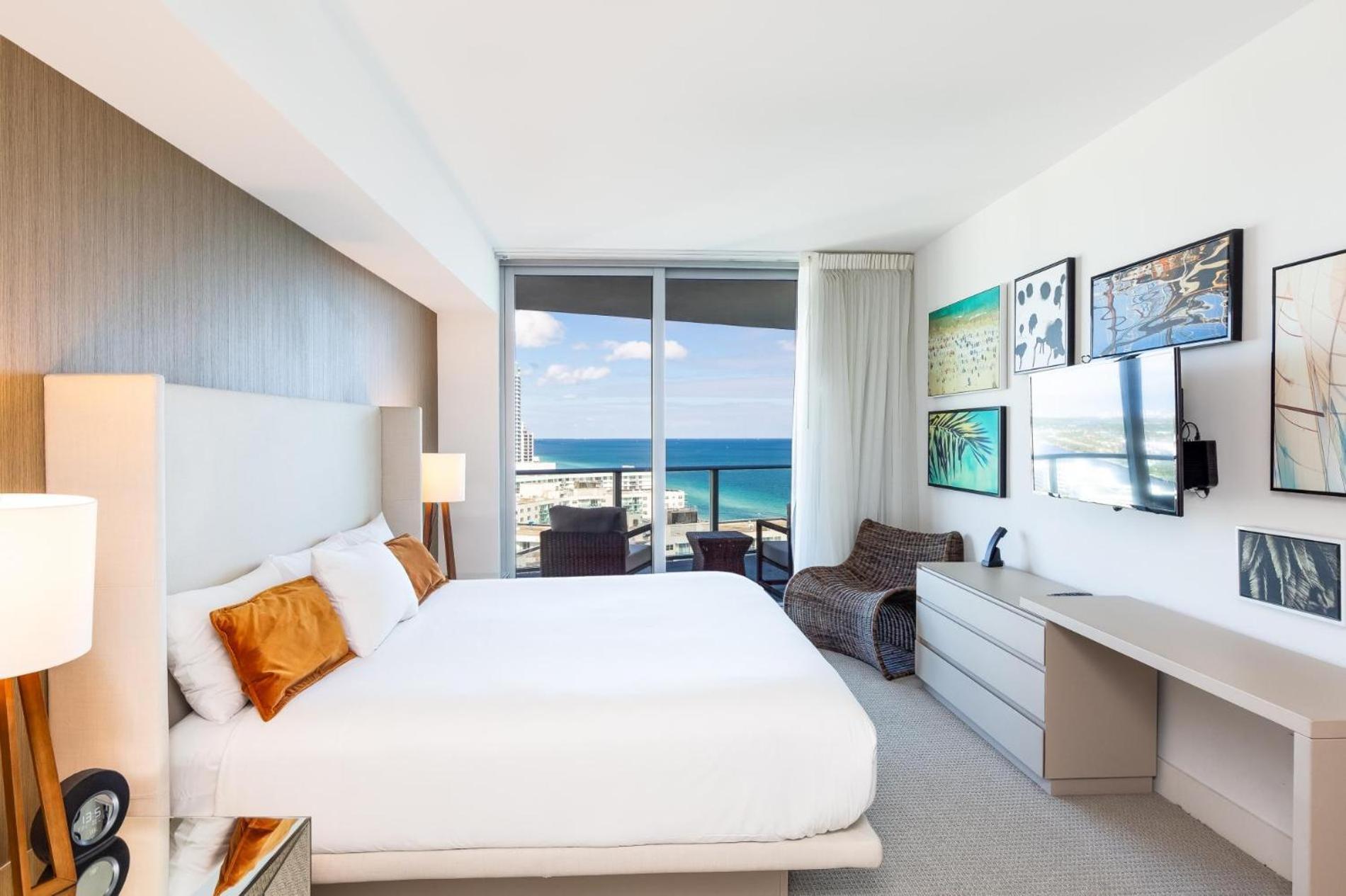 Ocean View 1 Bed On The Beach 19Th Floor Hollywood Hallandale Beach Kültér fotó