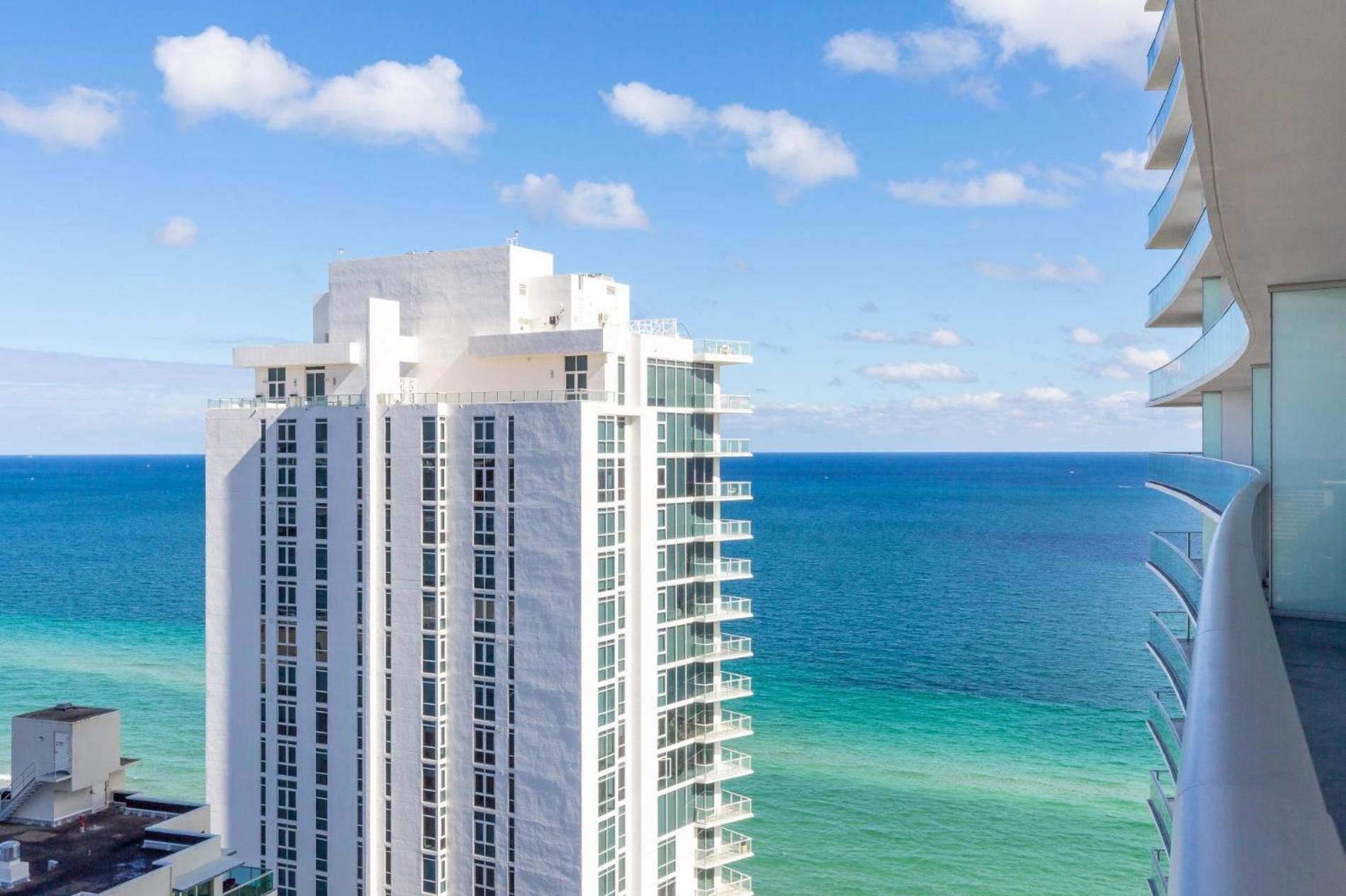 Ocean View 1 Bed On The Beach 19Th Floor Hollywood Hallandale Beach Kültér fotó